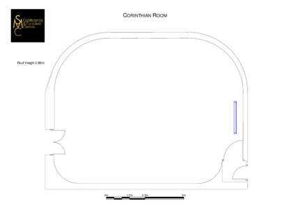 CORINTHIAN ROOM  Roof Height 2.88m 0m