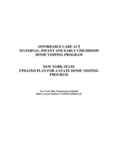 Maternal and Child Health Bureau / Office of Rural Health Policy / Health Resources and Services Administration / New York State Education Department / New York State Department of Health