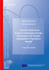 [removed]Report of the ETUCE Training Seminar on  Teacher Trade Union