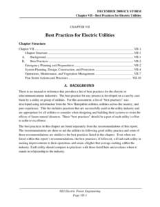 Electric power / Electrical engineering / Recloser / Electrical grid / Power outage / Outage management system / December 2008 New England and Upstate New York ice storm / Public utility / Ice storm / Electric power distribution / Electromagnetism / Energy