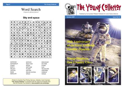 Page 8  The Young Collector Word Search Prepared by Barbara Bartsch