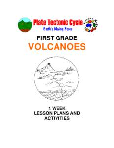 FIRST GRADE  VOLCANOES 1 WEEK LESSON PLANS AND