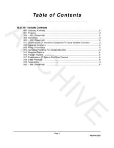 Economics / Financial institutions / Institutional investors / Retirement / Annuity / Life insurance / Registered representative / Life annuity / Variable universal life insurance / Financial economics / Insurance / Investment