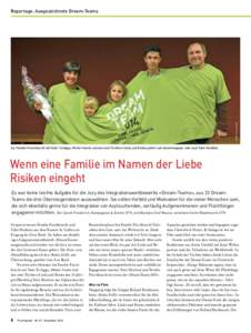 © SFH / Lorenz Lüthi  Reportage: Ausgezeichnete Dream-Teams Zur Familie Frischknecht mit Vater Tschiggo, Mutter Anette und den zwei Töchtern Linda und Benita gehört seit einem knappen Jahr auch Tahir Ibrahimi.