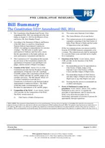 Microsoft Word - Bill Summary- 121st _A_ Bill