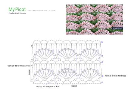 MyPicot  http://www.mypicot.com/1020.html Crochet Stitch Patterns  