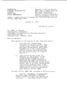 Pursuant to Section[removed], RSMo 1986, a school district may annex 