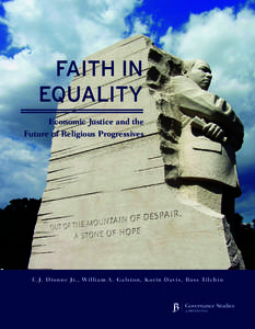 Christian theology / Social philosophy / Brookings Institution / Dupont Circle / Conservatism in the United States / Evangelicalism / Liberalism / E. J. Dionne / Jim Wallis / Political ideologies / Christianity / Social theories
