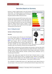 Financial Secrecy Index  Germany Narrative Report on Germany Germany is ranked at eighth position on the 2013 Financial