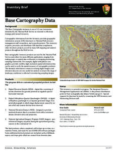 Inventory Brief  National Park Service U.S. Department of the Interior Natural Resource Stewardship and Science Inventory and Monitoring Division