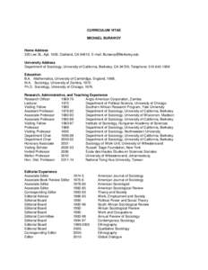 Knowledge / Public sociology / The Sociological Imagination / Year of birth missing / American Sociological Review / Sociological theory / Outline of sociology / Evelyn Nakano Glenn / Sociology / Academia / Michael Burawoy