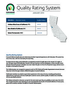 Quality Rating System JANUARY 2014 REGION 6 — Alameda County  Quality Rating