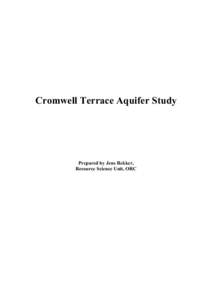 Microsoft Word - Cromwell Terrace Aquifer Study report