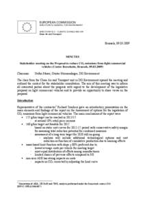 European emission standards / Light commercial vehicle / Atmosphere / Fuel efficiency / ACEA agreement / Transport / Environment / Emission standards