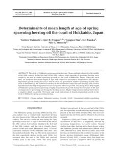 MARINE ECOLOGY PROGRESS SERIES Mar Ecol Prog Ser Vol. 366: 209–217, 2008 doi: meps07522