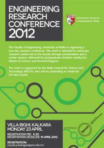 Engineering Research Conference 2012