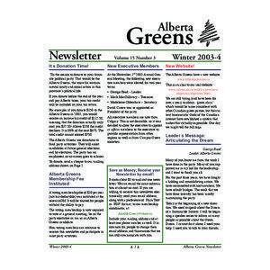 Alberta  Newsletter