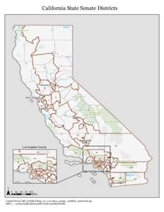 California State Senate Districts Goose Lk Six Rivers Natl Forest  1