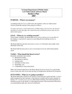 Microsoft Word - Law Enforcement Advisory Board Business Plan[removed]