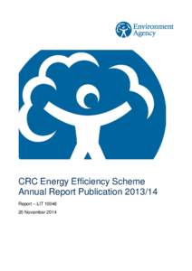 CRC Energy Efficiency Scheme Annual Report Publication[removed]Report – LIT[removed]November 2014  Contents