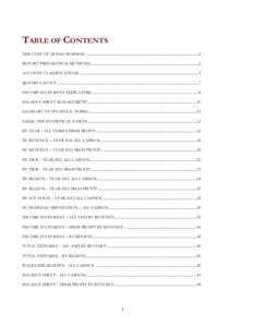 TABLE OF CONTENTS THE COST OF DOING BUSINESS ............................................................................................................................... 2 REPORT PREPARATION METHODS ..................