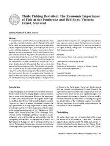 Aboriginal peoples in Canadian territories / Victoria Island / Aboriginal peoples in Quebec / Eskimos / Indigenous peoples of North America / Thule people / Ferguson Lake / Dorset culture / Thule / Americas / History of North America / Aboriginal peoples in Canada