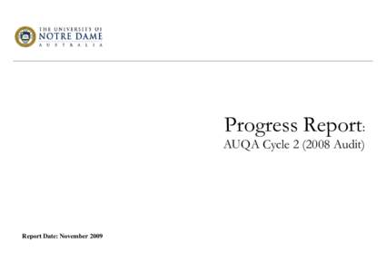 Microsoft Word[removed]AUQA Progress Report _FINAL for Website_ NOV09.doc