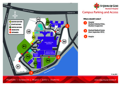 Campus Parking and Access FIONA WOOD DOCTOR CAR PARK