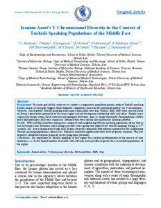 Biology / Classical genetics / Genetic genealogy / Ethnic groups in the Middle East / Iranian Azerbaijanis / Azerbaijani people / Haplogroup J / Haplogroup R1a / Haplogroup / Genetics / Human evolution / Population genetics