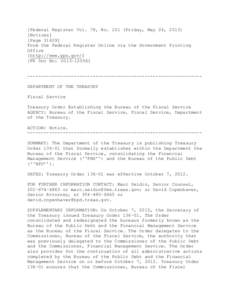 [Federal Register Vol. 78, No[removed]Friday, May 24, [removed]Notices] [Page[removed]From the Federal Register Online via the Government Printing Office [http://www.gpo.gov/]