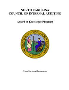 NORTH CAROLINA COUNCIL OF INTERNAL AUDITING Award of Excellence Program Guidelines and Procedures