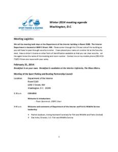    	
      Winter	
  2014	
  meeting	
  agenda	
  