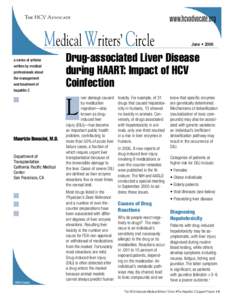 www.hcvadvocate.org  The HCV Advocate Medical Writers’ Circle a series of articles