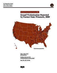 Sexual Victimization Reported by Former State Prisoners, 2008