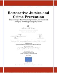 Restorative Justice and Crime Prevention