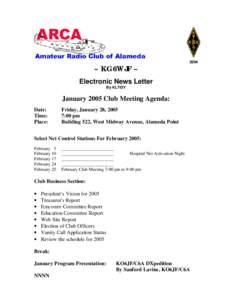 2004  ~ KG6WJF ~ Electronic News Letter By KL7IDY