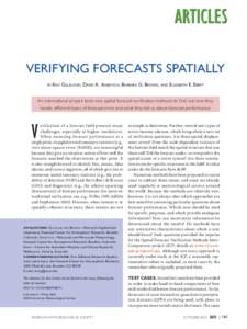 Statistics / Science / Estimation theory / Hydrology / Quantitative precipitation forecast / Ensemble forecasting / Forecasting / Weather forecasting / Forecast error / Statistical forecasting / Prediction / Weather prediction