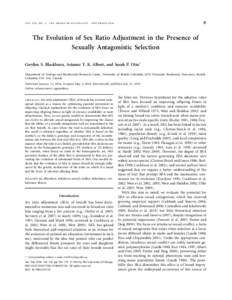 Genetics / Classical genetics / Sexual selection / Population genetics / Natural selection / Dominance / Evolution of sexual reproduction / Zygosity / Intralocus sexual conflict / Biology / Evolutionary biology / Philosophy of biology