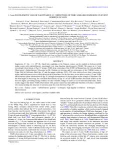 The Astrophysical Journal Letters, 727:L36 (6pp), 2011 February 1  Cdoi:L36