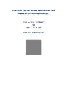 OIG Semiannual Report to The Congress, April 1- September 30, 2010