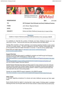 SEVR[removed], 12 February 2014.pdf  DEECD[removed]SOUTH-EASTERN VICTORIA REGION