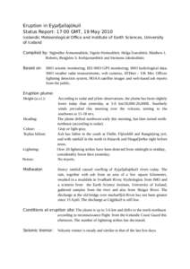 Volcanoes of Iceland / Volcanoes / Plate tectonics / Volcanism of Iceland / Eruptions of Eyjafjallajökull / Eyjafjallajökull / Volcanic ash / Types of volcanic eruptions / Eruption column / Geology / Volcanology / Volcanism