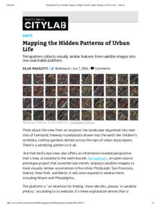 Terrapattern Uses Satellite Imagery to Map Visually Similar Features in Five Cities - CityLab From The Atlantic