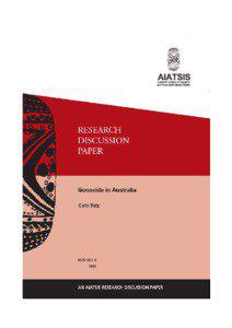 First published in 1999 by the Australian Institute of Aboriginal and Torres Strait Islander Studies GPO Box 553