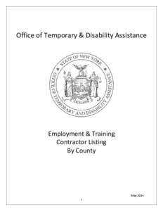 Microsoft Word - Employment Training Contractors May 2014.doc