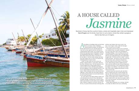 Lamu, Kenya House rental  A house called Jasmine