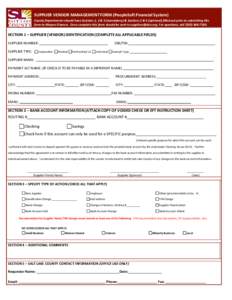 Salt Lake County Vendor Mgt Form