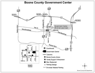 Boone County Government Center  v Q  Range Line St