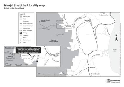 Manjal Jimalji Trail Locality map