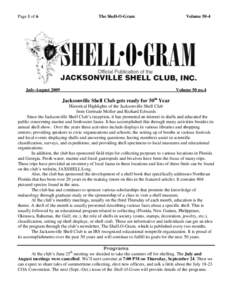 Page 1 of 6  July-August 2009 The Shell-O-Gram